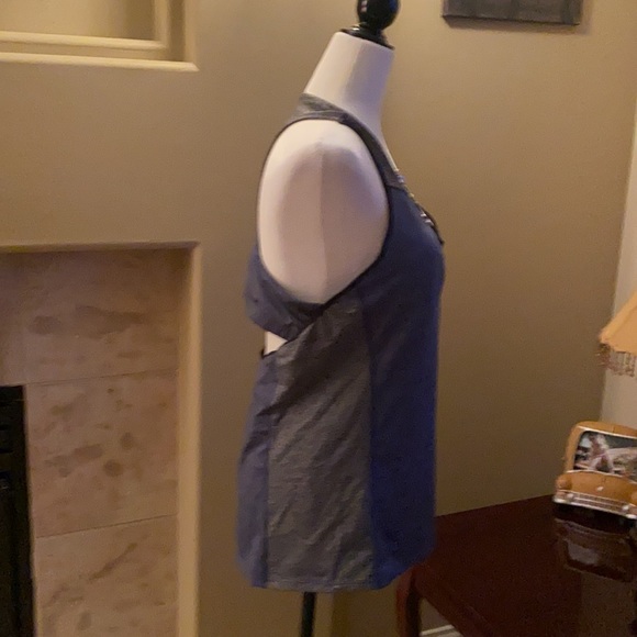 Aqua Grey & Navy tank - Picture 3 of 10